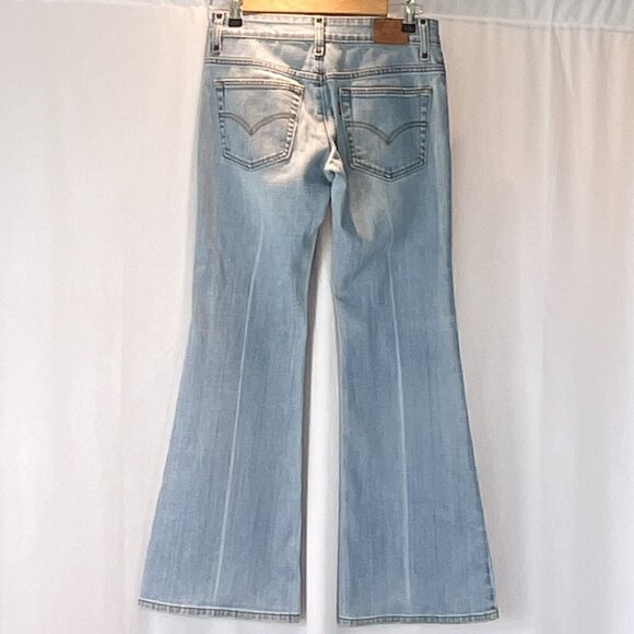 Levi's Red Tab 509 Light Wash Low Rise Flare Leg Jeans, Size: 28 - Picture 3 of 8